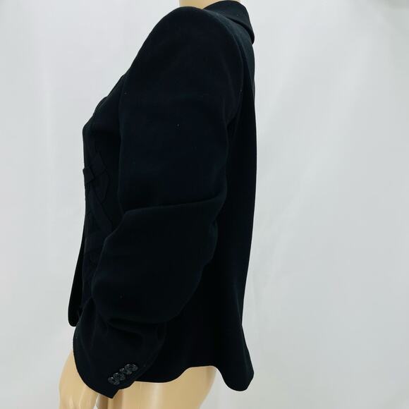 BCBGMaxAzria Black Blazer with Bows and Ribbons - Picture 6 of 9